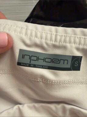 Inphorm tennis  skirt white with purple and navy